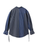 STRIPED SHIRRING SHIRT