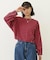 TUCK STRIPE L/S TOP