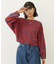 TUCK STRIPE L/S TOP