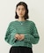 TUCK STRIPE L/S TOP