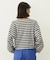 TUCK STRIPE L/S TOP