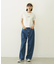 WIDE LEG DENIM PANTS