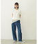 WIDE LEG DENIM PANTS