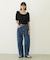 WIDE LEG DENIM PANTS