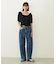 WIDE LEG DENIM PANTS