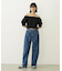 WIDE LEG DENIM PANTS