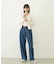 WIDE LEG DENIM PANTS