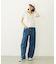 WIDE LEG DENIM PANTS