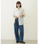 WIDE LEG DENIM PANTS