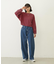 WIDE LEG DENIM PANTS