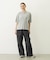 CUT OUT LOGO POCKET WIDE S/S TEE
