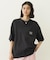 CUT OUT LOGO POCKET WIDE S/S TEE