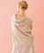 CHERRY PATTERN WAFFLE HOODIE TOP