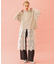 CHERRY PATTERN WAFFLE HOODIE TOP