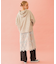 CHERRY PATTERN WAFFLE HOODIE TOP