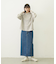 CHERRY PATTERN WAFFLE HOODIE TOP