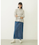 CHERRY PATTERN WAFFLE HOODIE TOP