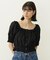SQUARE NECK PUFF SLEEVE BLOUSE