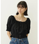 SQUARE NECK PUFF SLEEVE BLOUSE