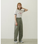LOGO AND STAR FLOCKY PRINT RINGER TEE