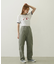 LOGO AND STAR FLOCKY PRINT RINGER TEE