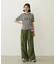 LOGO AND STAR FLOCKY PRINT RINGER TEE