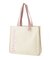 CUT OUT LOGO PIPING TOTE