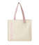 CUT OUT LOGO PIPING TOTE