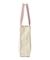 CUT OUT LOGO PIPING TOTE