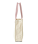 CUT OUT LOGO PIPING TOTE