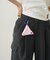 CHERRIES PRINT PVC TRIANGULAR CASE