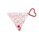 CHERRIES PRINT PVC TRIANGULAR CASE