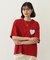 MELTY HEART FOAM PRINT WIDE S/S TEE