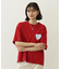 MELTY HEART FOAM PRINT WIDE S/S TEE