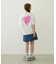 MELTY HEART FOAM PRINT WIDE S/S TEE