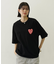 MELTY HEART FOAM PRINT WIDE S/S TEE