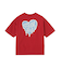 MELTY HEART FOAM PRINT WIDE S/S TEE