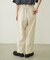 TUCK DENIM PANTS
