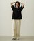 TUCK DENIM PANTS