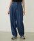 TUCK DENIM PANTS