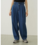 TUCK DENIM PANTS