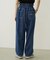 TUCK DENIM PANTS