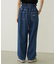 TUCK DENIM PANTS