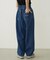 TUCK DENIM PANTS