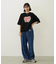 TUCK DENIM PANTS