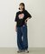 TUCK DENIM PANTS