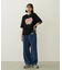TUCK DENIM PANTS