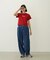 TUCK DENIM PANTS