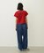 TUCK DENIM PANTS