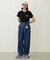TUCK DENIM PANTS